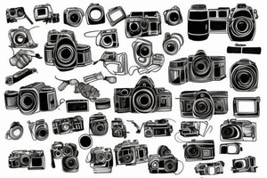 camera tattoo idea