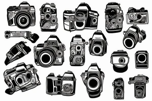 camera tattoo idea