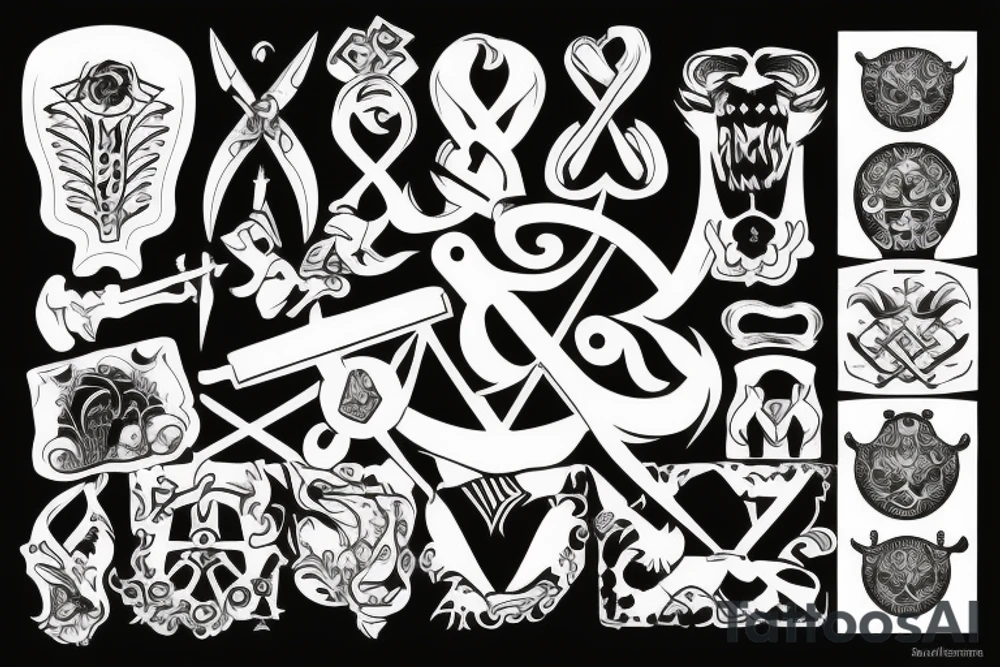 Amsterdam weapon symbol tattoo idea
