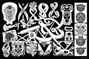 Amsterdam weapon symbol tattoo idea