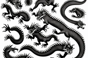Japan dragon tattoo idea
