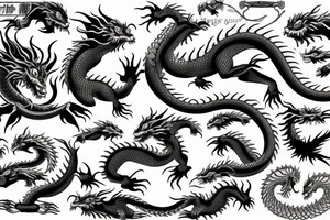Japan dragon tattoo idea