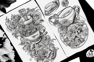 cup of tea tattoo idea