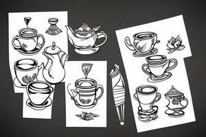 cup of tea tattoo idea