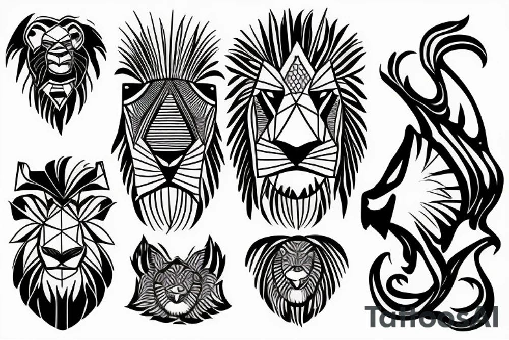 Lion king tattoo idea