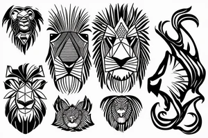 Lion king tattoo idea