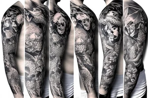 Fix human man with 9 tails tattoo idea