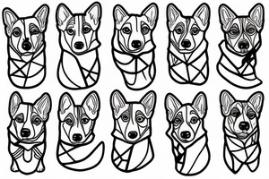 Corgi tattoo idea
