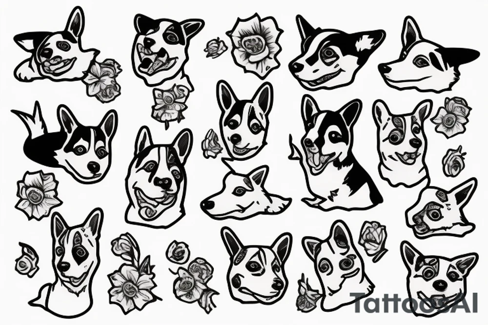 Corgi Pembroke tattoo idea