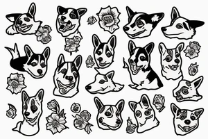Corgi Pembroke tattoo idea