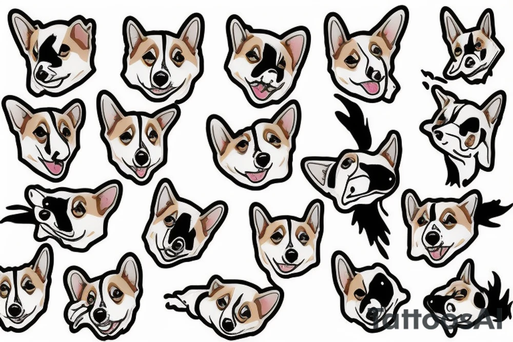 Corgi Pembroke tattoo idea