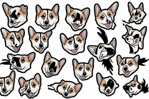 Corgi Pembroke tattoo idea