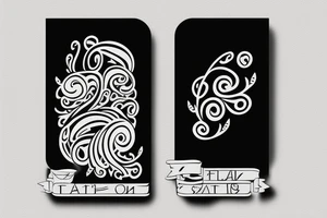 tati text tattoo idea