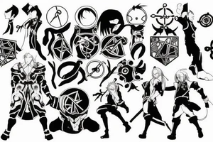 Full metal alchemist sign tattoo idea