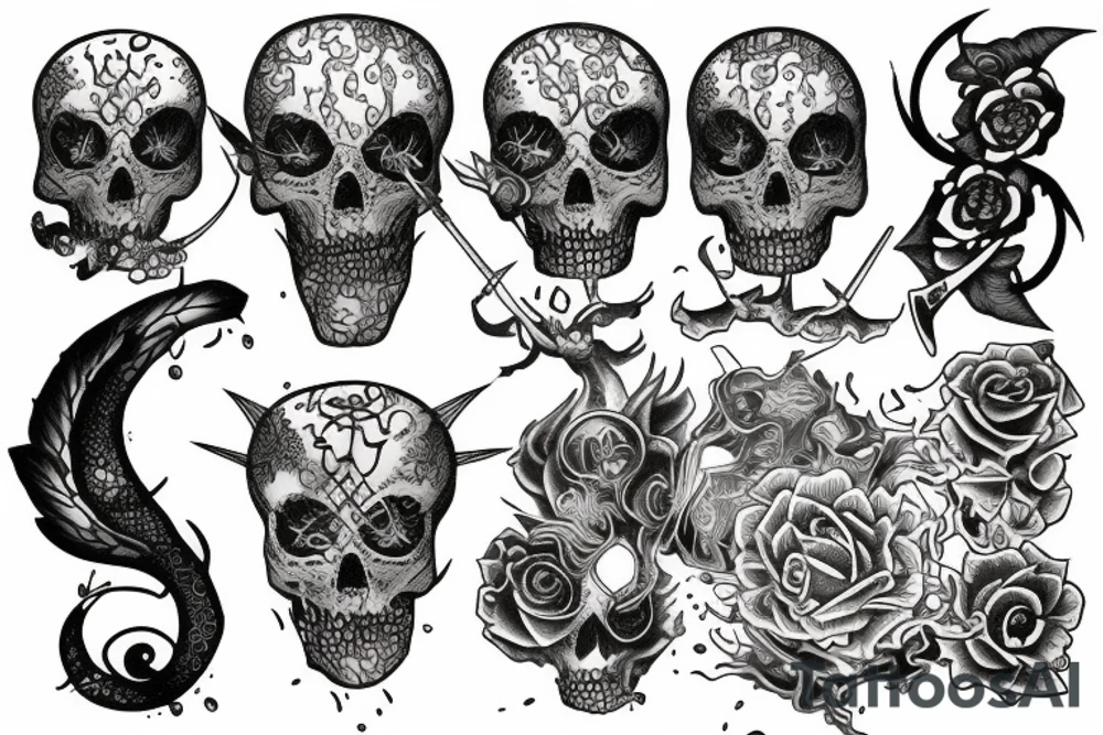 mortal sins tattoo idea
