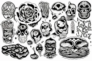 gluttony tattoo idea