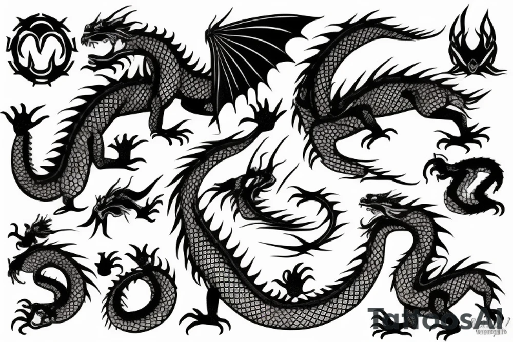 Dragon tattoo idea