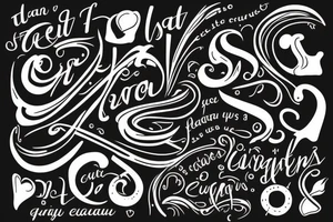 the sentence is: 
it is what it is
elegant cursive
minimal tattoo idea