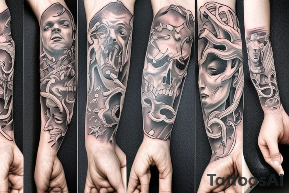 Demon tattoo idea