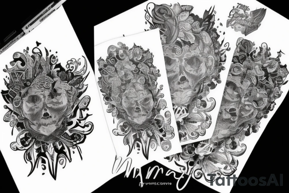 Маори тики медведь tattoo idea
