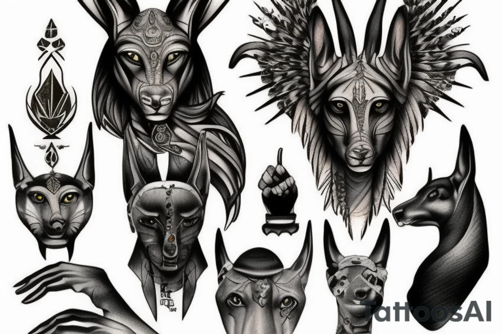 Anubis tattoo idea