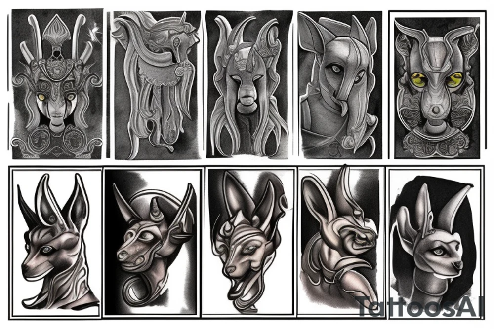 Anubis tattoo idea