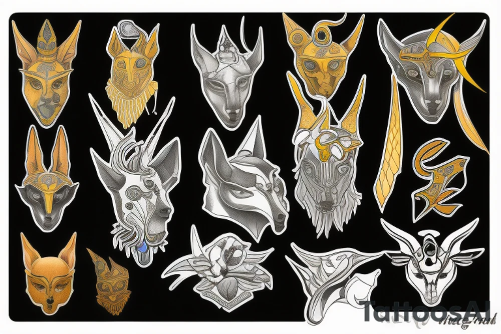 Anubis tattoo idea