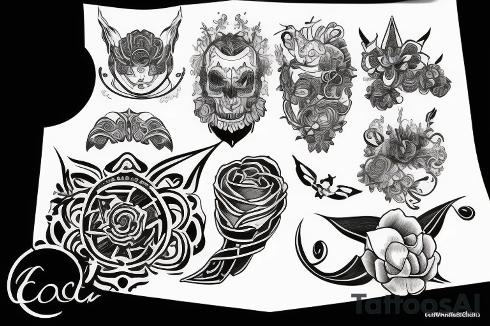 Собака tattoo idea