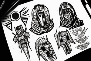 Cayde from destiny tattoo idea