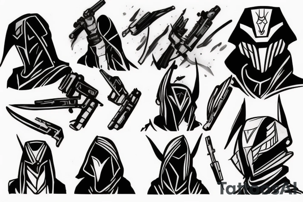 Cayde from destiny the video game tattoo idea