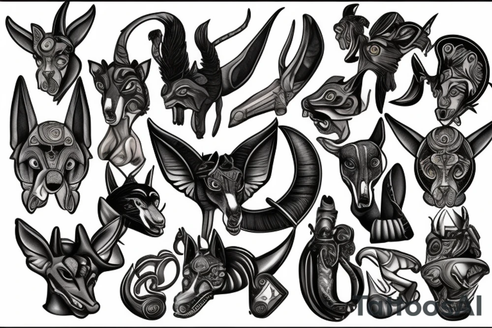 Anubis tattoo idea