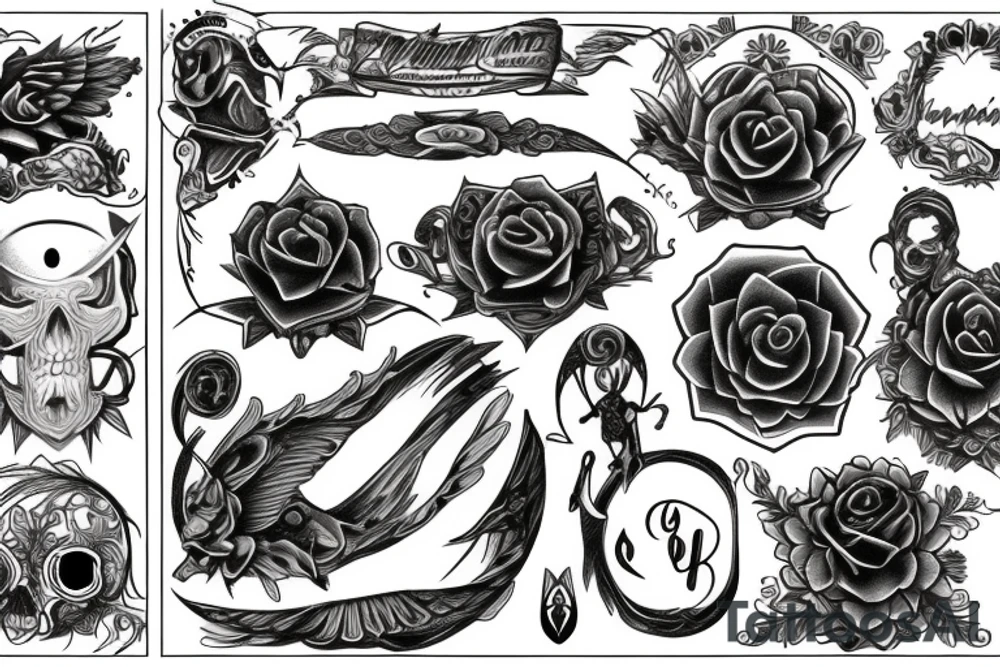 The eternity flame of mercy tattoo idea