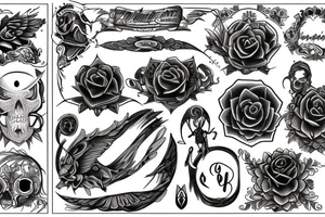 The eternity flame of mercy tattoo idea