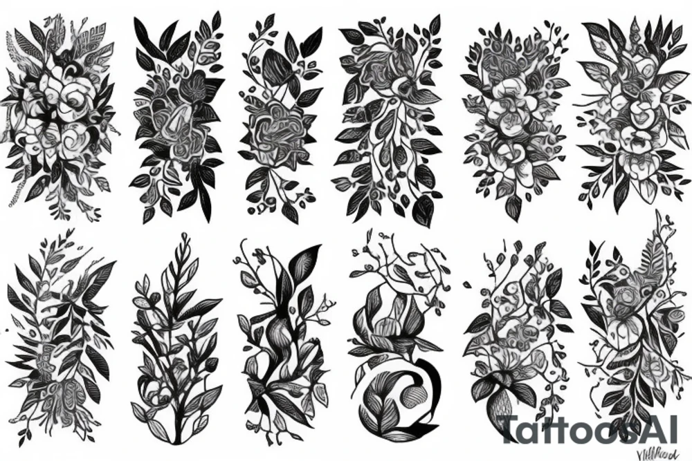 Forest tattoo idea