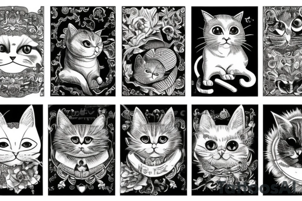 god,cat tattoo idea