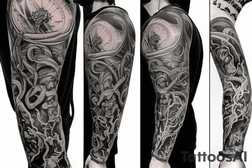 a man who doesn't know where to go tattoo idea
