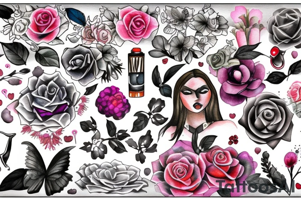 women tattoo idea