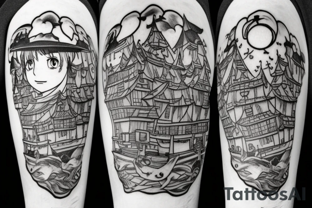 Howl's Moving Castle tattoo idea