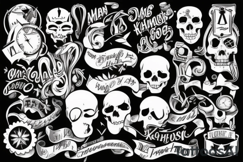 a man who doesn't know where to go tattoo idea