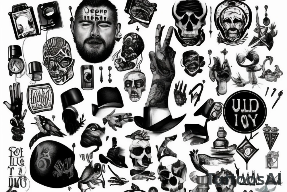 a man who doesn't know where to go tattoo idea