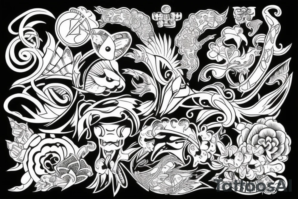 змея tattoo idea