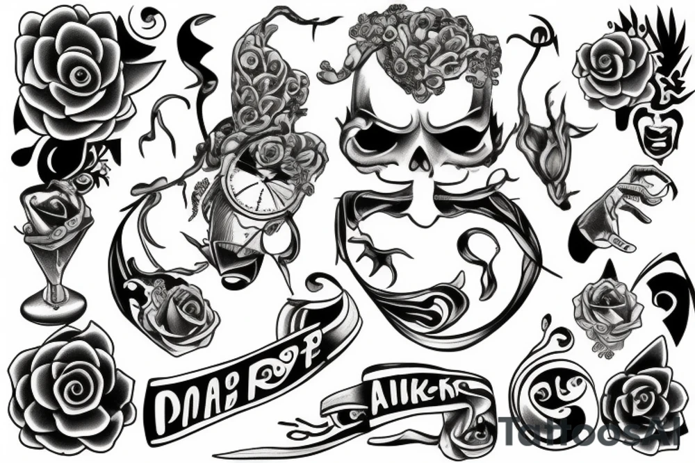 listener and talker tattoo idea