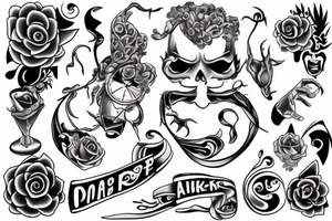 listener and talker tattoo idea