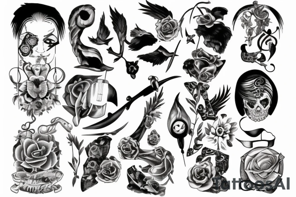 listener and talker tattoo idea