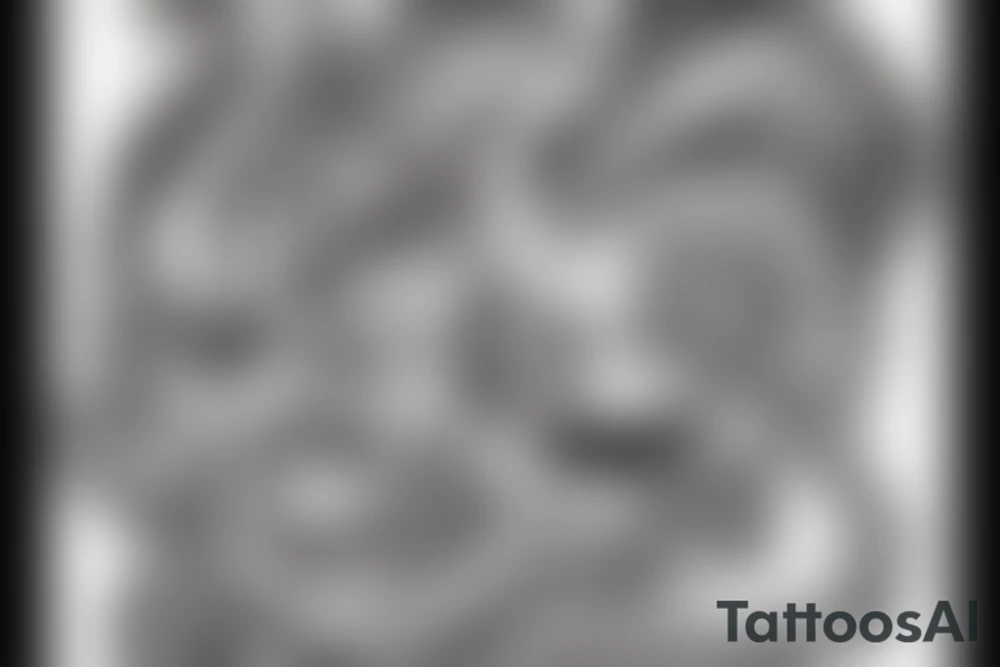 The inscription about fire tattoo idea