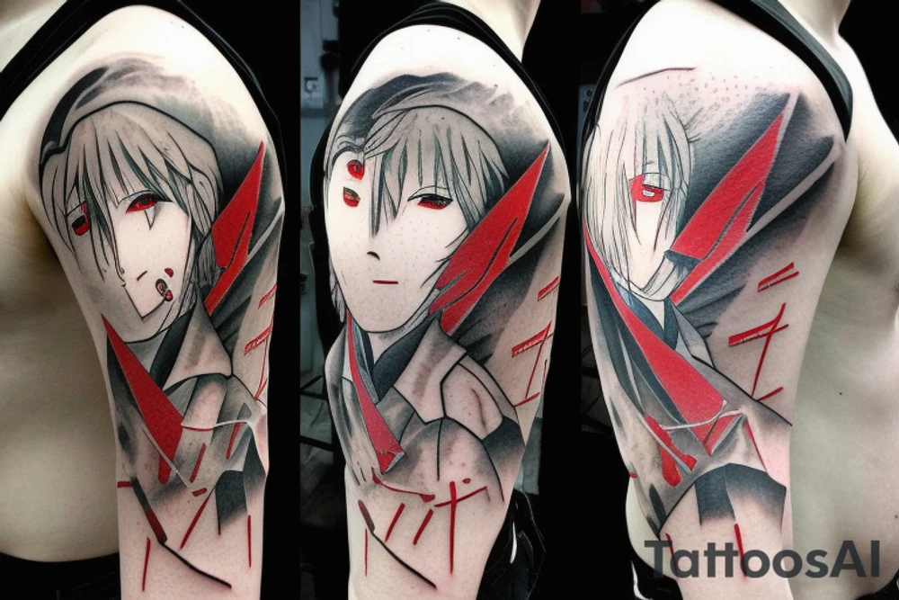 anime sleeve silent hill pyramidhead tattoo idea
