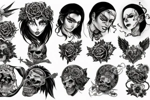 seven deadly sins tattoo idea