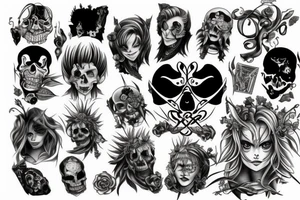 seven deadly sins tattoo idea