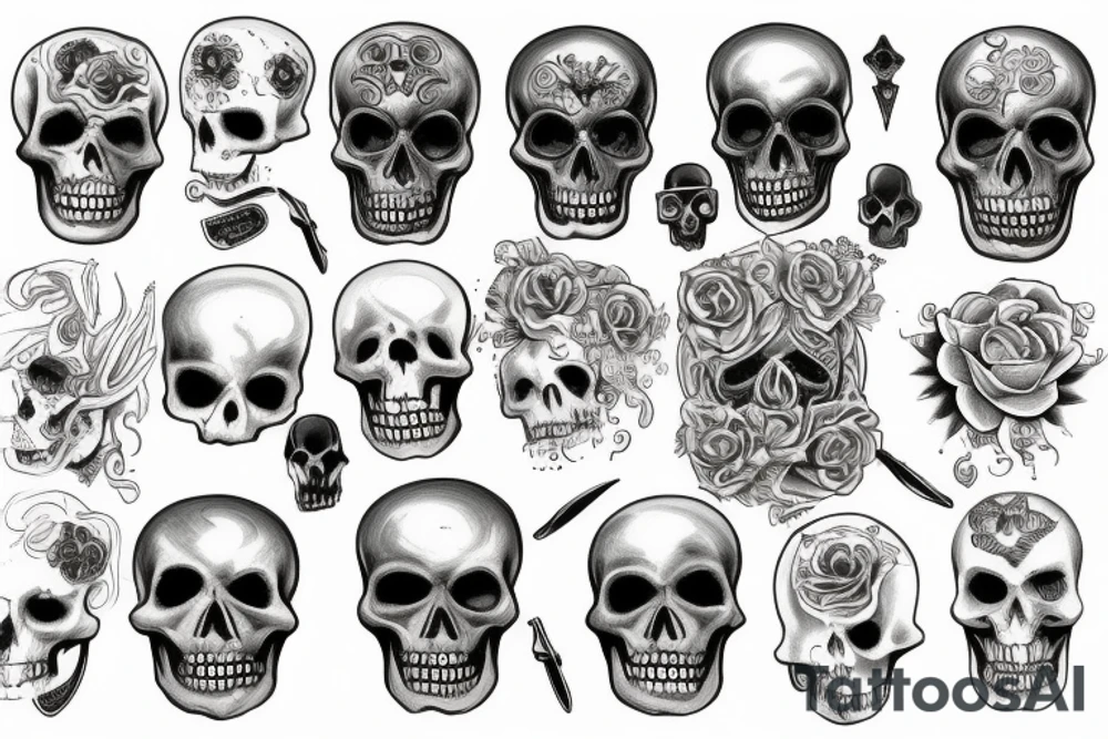 Memento mori tattoo idea