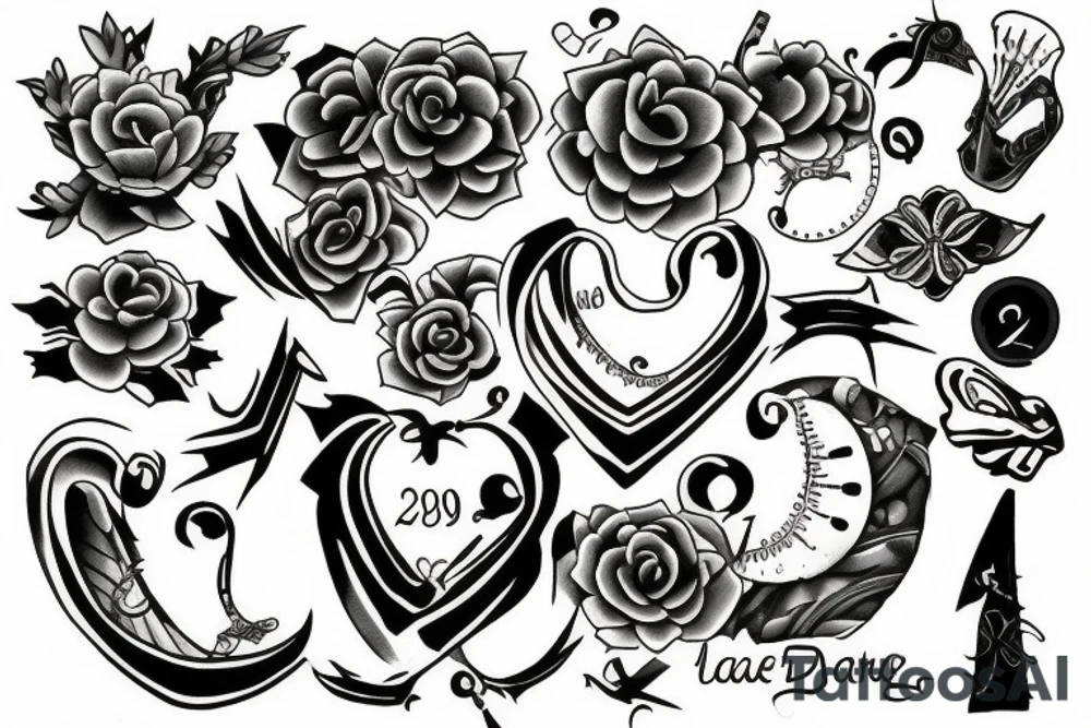 a tattoo based on date 22 April 1997 tattoo idea